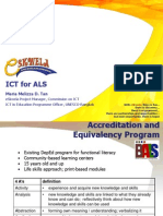 Eskwela - ICT For ALS - Jan 2012 MMTan