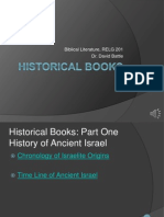 Biblical Literature Lecture 05 Historical Books