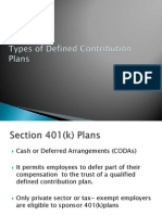 Types of Defined Contribution Plans