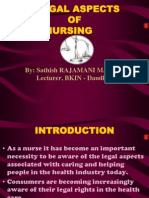 Legal Aspects of Nursing