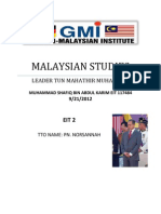 Malaysian Studies Assigement