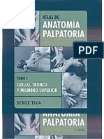 Atlas de Anatomia Palpatoria. Tomo - 1 - Cuello, - Tronco - y - Extremidad - Superior