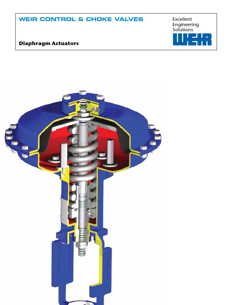 Diaphragm Actuators Actuator Steel