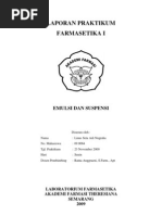 Download Laporan Praktikum Resep Emulsi Suspensi by Uliel Azmi SN110411873 doc pdf