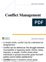 Conflict Management: Amity School of Business