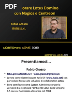 Presentazione Fabio Grasso - Monitorare Lotus Domino Con Nagios e Centreon