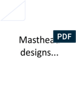 Masthead Designs