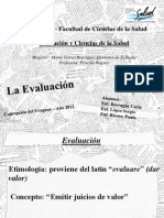 La Evaluación