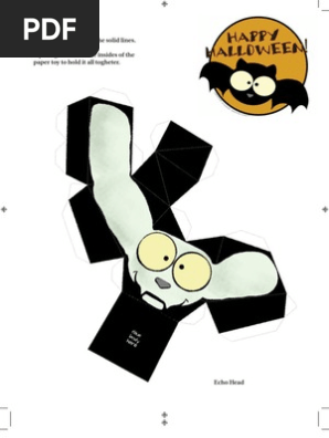 Echo Skeleton Paper Toy