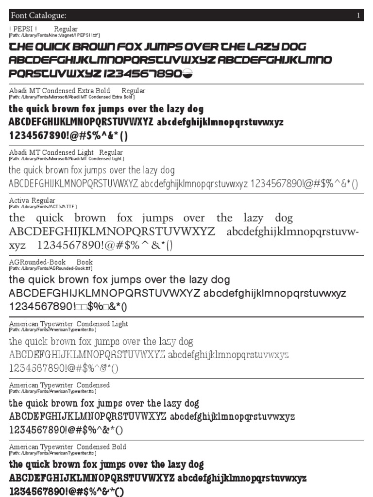 Tipos Sistema Arial Microsoft Typefaces