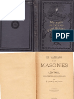 El Vaticano y Los Masones. Leo Taxil. 1887.