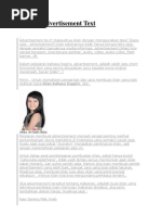 Download Contoh Advertisement Text by Abdul Rais SN110477288 doc pdf
