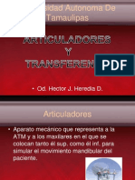 Articuladores y Transferencias