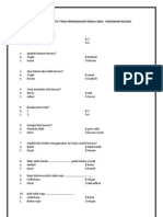 Set Soalan Objektif Yang Merangkumi Semua Taksonomi Bloom