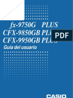 Manual de Calculadora Casio Cfx 9850gb Plus