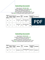 Subnetting Successful