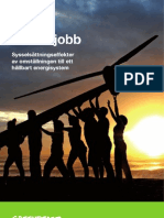 Gröna Jobb - Sysselsättningseffekterna Av Omställningen Till Ett Hållbart Energisystem