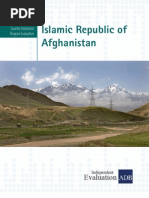 Country Assistance Program Evaluation For Afghanistan