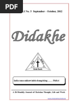 Didakhe - September - October, 2012