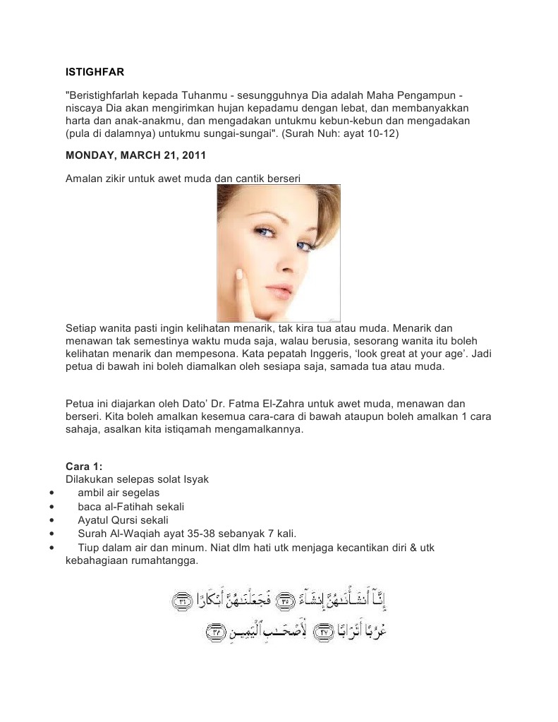 Istighfar Awet Muda Pdf