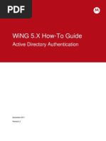 WiNG 5.X How-To - Active Directory Authentication