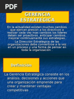 GERENCIA ESTRATEGICA