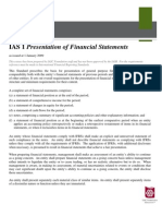Ias 1 - Presentation of Financial Statements