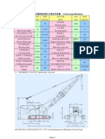 ERKE Group, FUWA QUY50D Crawler Crane Specifications