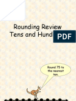 Rounding Review Tens and Hundreds