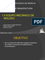 Equipos mecánicos de moldeo: máquinas de percusión, prensado y más