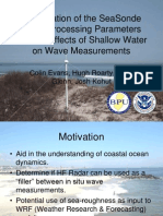 Examination of the SeaSonde Wave Processing Parameters and the Effects of Shallow Water on Wave Measurements