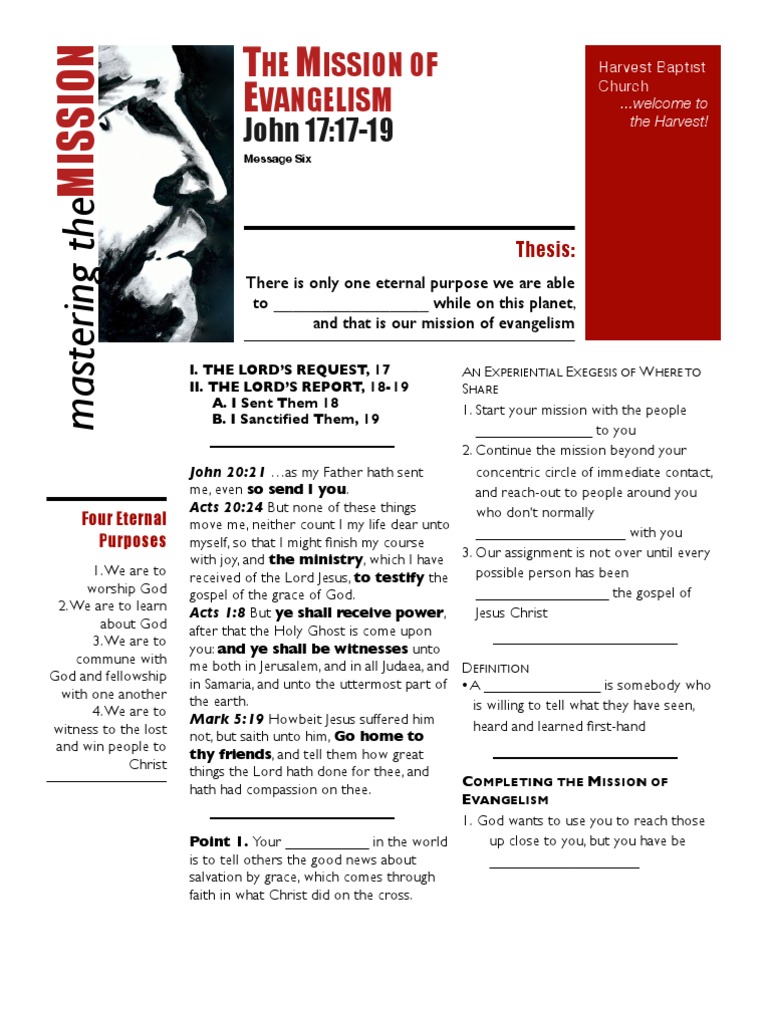 mission-6-evangelism-john-17-17-19-handout-102112-pdf-the-gospel