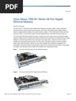 Cisco Nexus 7000 M1-Series 48-Port Gigabit Ethernet Modules: Product Overview