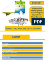 Marketing Process Outsourcing: Syndicate 8