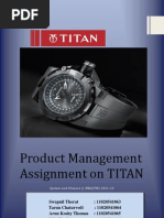 Product Management Assignment On TITAN