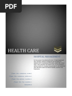 Health Care: Hospital Management