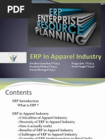 ERP in Apparel Industry