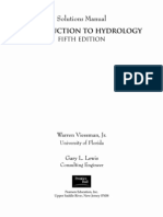 Hydrology Manual Solution
