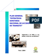 Plan General Accidentes de Transito