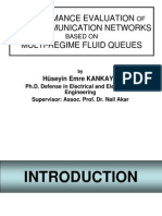 Performance Evaluation Telecommunication Networks Multi-Regime Fluid Queues