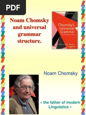 Noam Chomsky and Universal Grammar Structure | PDF | Noam