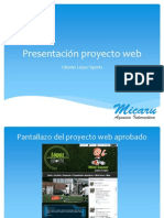 Presentacion Proyecto Web