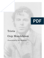 TRISTIA (Osip Mandelstam)