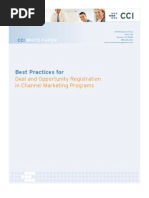Download Deal Registration Best Practices by CCI- Channel Management  SN11057509 doc pdf