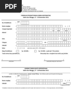 Formulir Pendaftaran Lomba Matematika