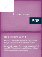 Free Consent