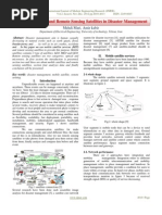 The Role of Mobile and Remote Sensing Satellites in Disaster Management