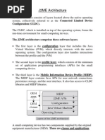 J2ME Architecture