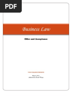 Download Offer and Acceptance by Spread Love SN110611588 doc pdf