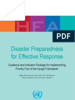 Disaster Preparedness for Effective Response OCHA